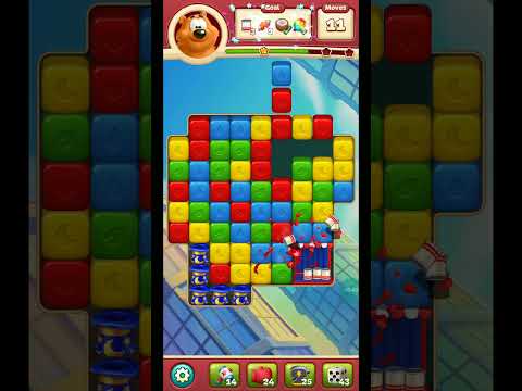 Toon blast level 7607 ✨🦖🦖