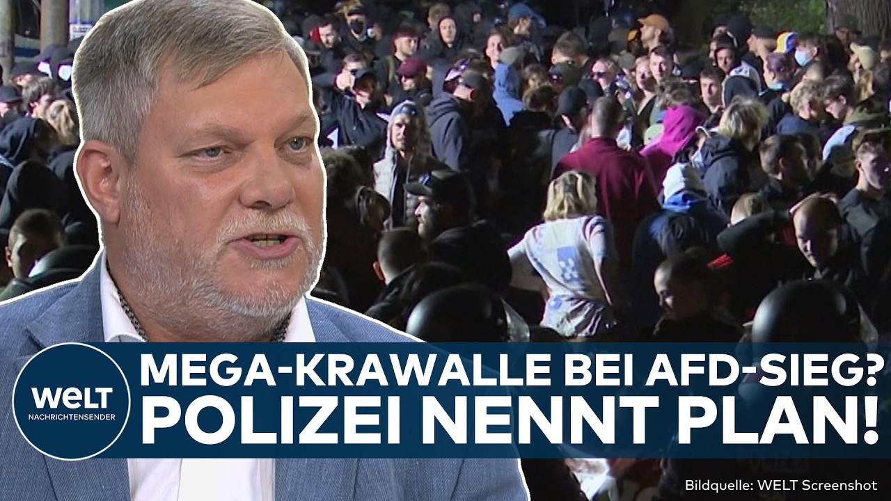 SACHSEN-ANHALT: Krawalle bei AFD-Sieg?! Polizei nennt Details zum Plan für Sicherheit bei Wahl