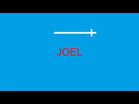 29. JOEL: BIBLIA REINA VALERA 1960 | NARRADA POR SAMUEL MONTOYA.