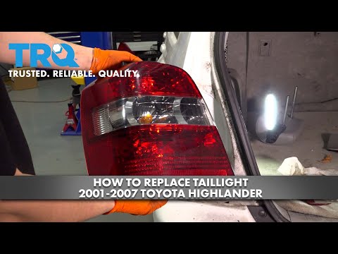How to Replace Taillight 2001-2007 Toyota Highlander