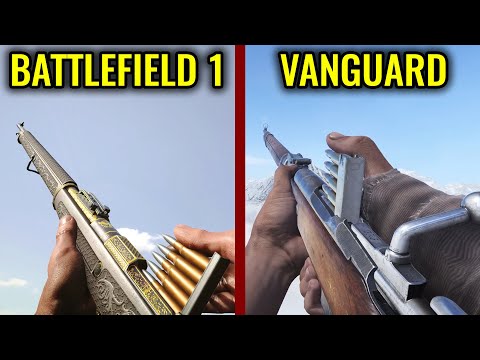Battlefield 1 vs COD VANGUARD - Weapons Comparison