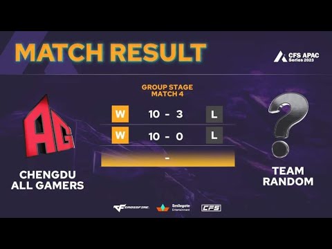 CFS APAC | Bo3 | ALL GAMERS vs TEAM RANDOM - SUMMER 2023