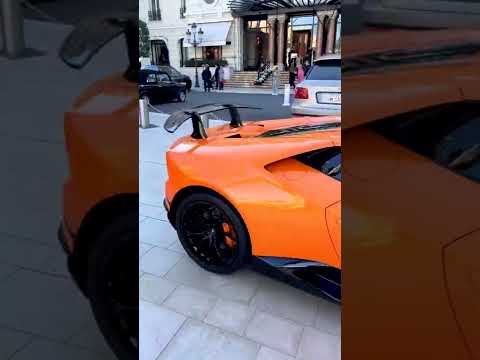 Thumbnail for Orange Lamborghini Huracan Performante cruising in Monaco 🔥 by orange lamborghini