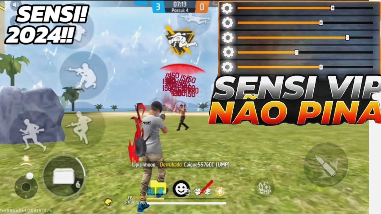 SENSI ATUALIZADA 2024!🤯 DEPOIS DA ATUALIZAÇÃO! a MELHOR SENSIBILIDADE COM E SEM DPI PARA SUBIR CAPA