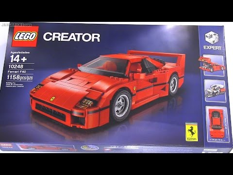 Vidéo LEGO Creator 10248 : La Ferrari F40