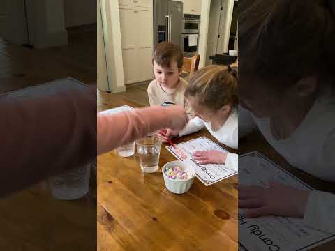 Candy Heart Science Experiment