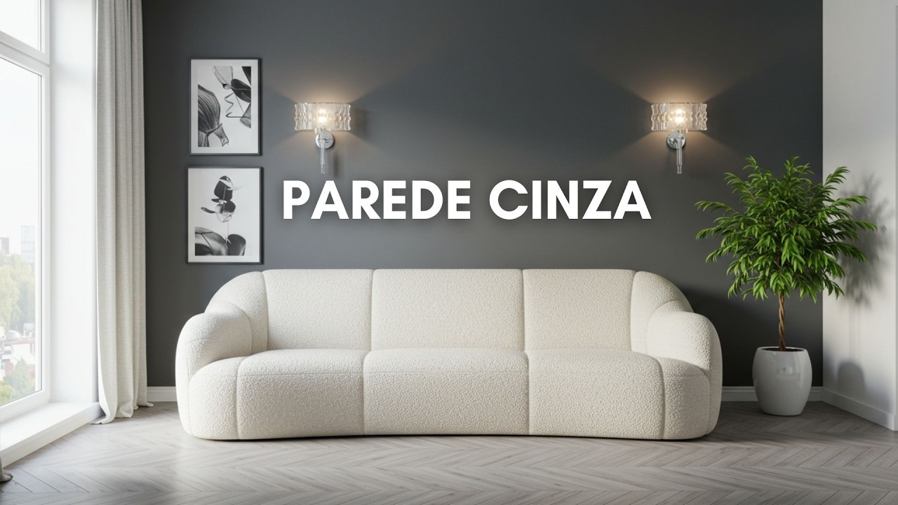 PAREDE CINZA: INPIRE-SE com tons ELEGANTES e atemporais