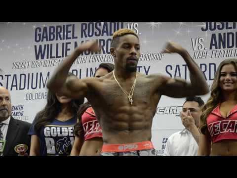 Gabriel Rosado vs Willie Monroe - WEIGH IN