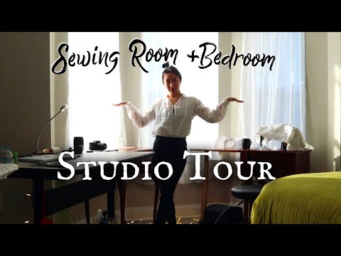 My Bedroom + Sewing Studio Tour!