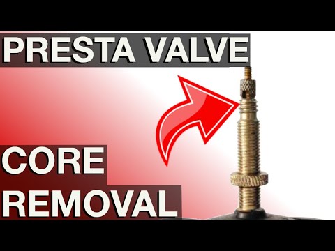 How to remove Presta Valve Core (Instructions in 4K)