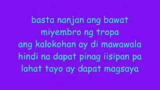 Barkada-parokya ni edgar lyrics