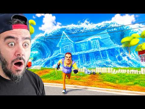 WILSONUN EVI SU DALGASINA DÖNÜŞTÜ - HELLO NEIGHBOR MODS