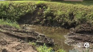 Repairs being done to Macomb County drain to protect integrity of I-94