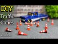 How To Make Traffic Cones For Hot Wheels Matchbox Diorama 1 64 DIY Accessories