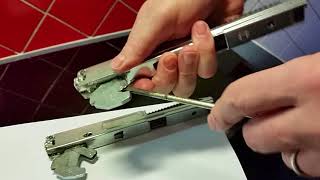 How to open a jammed/frozen oven door hinge (Electrolux)