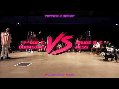 Mind X Body | 2vs2 Hiphop X Popping final | P-dog & Dockside vs Bruce Blanchard & Ness