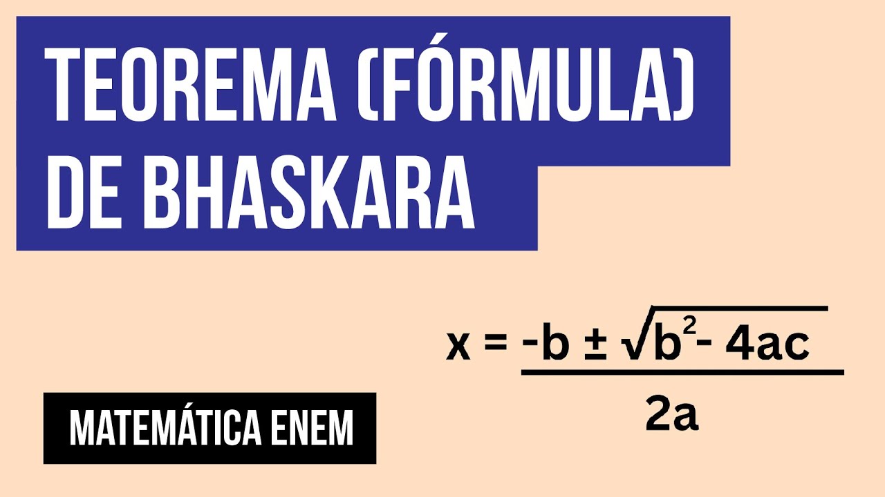 TEOREMA (FÓRMULA) DE BHASKARA | Matemática | Recomposição de Aprendizagem | Lucas Borguezan