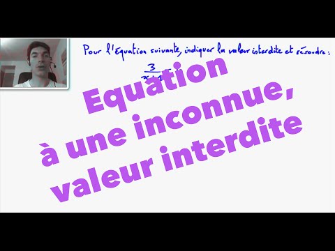 comment trouver valeur interdite