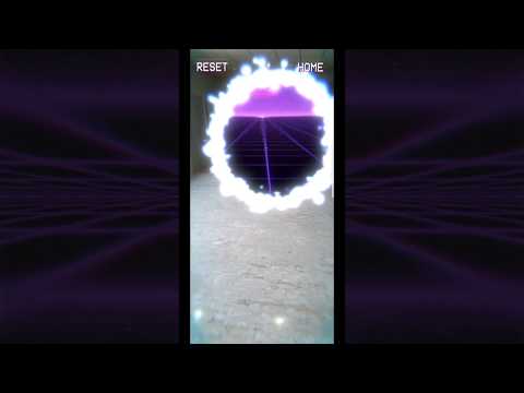 80's AR Portal (ARCore) Video
