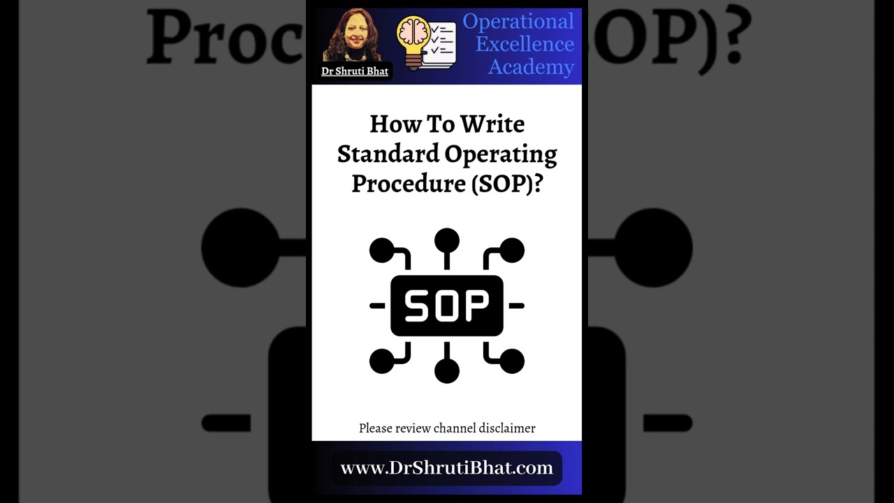 How To Write Standard Operating Procedure (SOP) | Step-by-Step Guide
