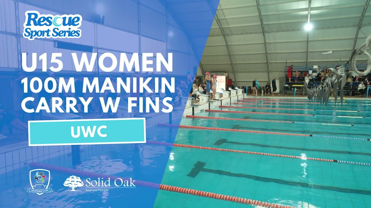 U15 Women 100M Manikin Carry with Fins | Lifesaving Rescue Sport Series | Full Commentary