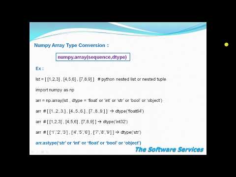 07 Numpy Array Type Conversion