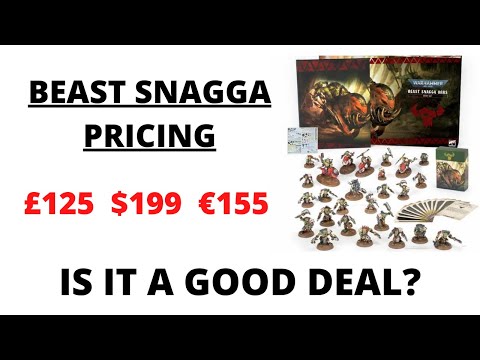 Beast Snagga Orks Box Prices, and is it a GOOD DEAL? Ork Launch Box Review