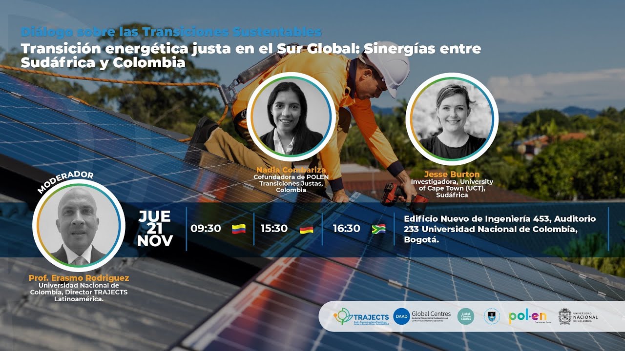 STD | Transición Energética Justa en el Sur Global: Sinergías entre Sudáfrica y Colombia