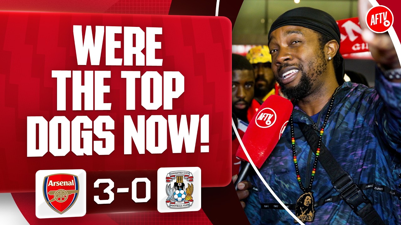 Were The Top Dogs Now! (Lumos) | Arsenal 3-0 Coventry
