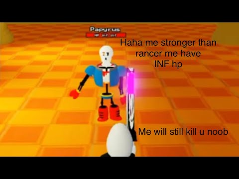 Roblox Some Undertale Battle Royale And Rancer Place When How To - roblox undertale monster mania how to reset roblox youtube