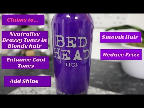 Tigi Bedhead Dumb Blonde Purple Shampoo Review