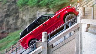 Range Rover Sport Climbs 999 STEPS  Dragon Challen