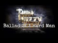 THIN LIZZY - Ballad Of A Hard Man (Lyric Video)