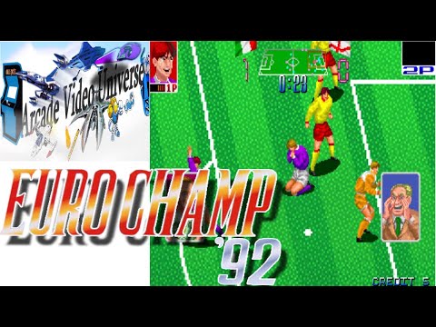 [AVU] Euro Champ '92 Football Champ  Arcade FULL Longplay Game Complete playthrough TAITO 1992