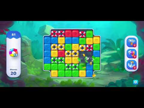 FISHDOM BLAST LEVEL 81 ~ No boosters