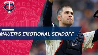 Minnesota shows Mauer love in final game