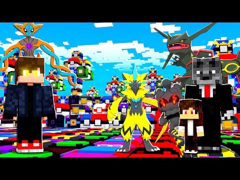 GANHE POKEMONS LENDARIOS NO MUNDO DE LUCKY PIXELMON - MINECRAFT PIXELMON MOD