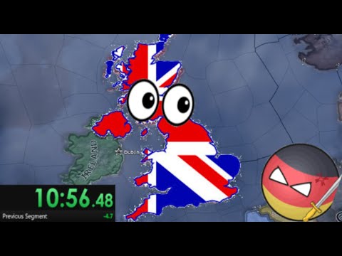 When you speedrun WW2 as the UK - HOI4