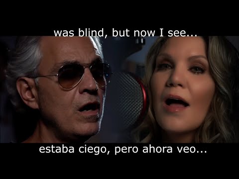 Andrea Bocelli Amazing Grace - Alison Krauss (Subtitulada en español)