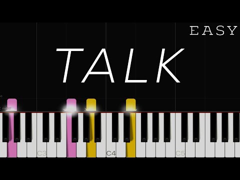 Khalid - Talk | EASY Piano Tutorial