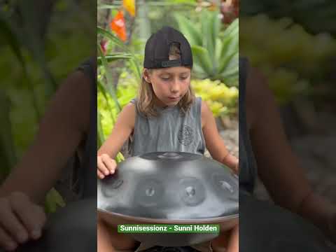 Sunnisessionz - 10yr old handpan artist Sunni Holden #handpanplayer #musician #composer #handpan
