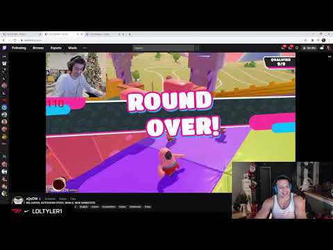 xQc Blatantly Cheats in Twitch Rivals Fall Guys Tiebreaker - Glitchcon