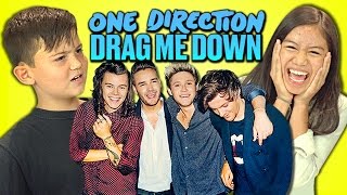 Kids React to One Direction - Drag Me Down