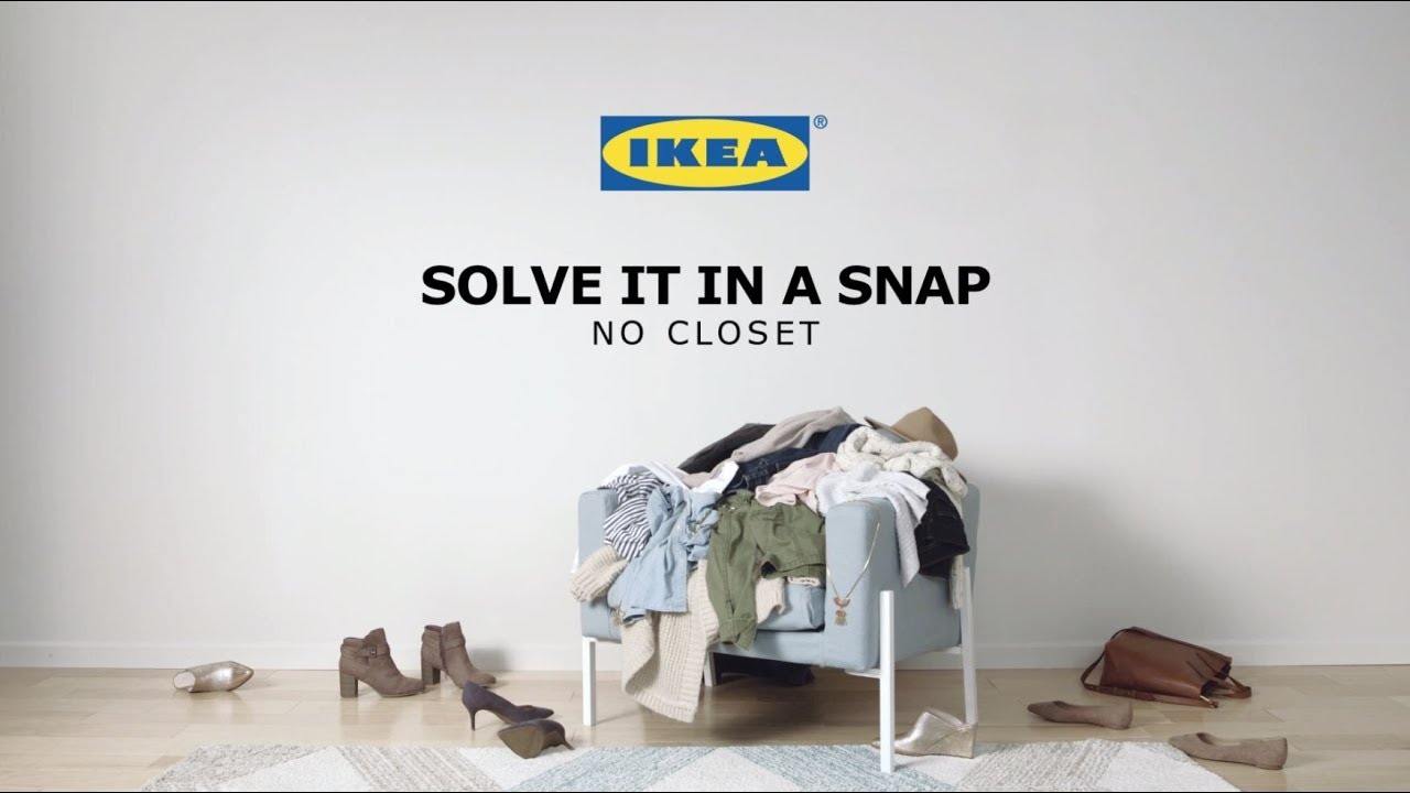 No Closet: Solve It In a Snap by IKEA
