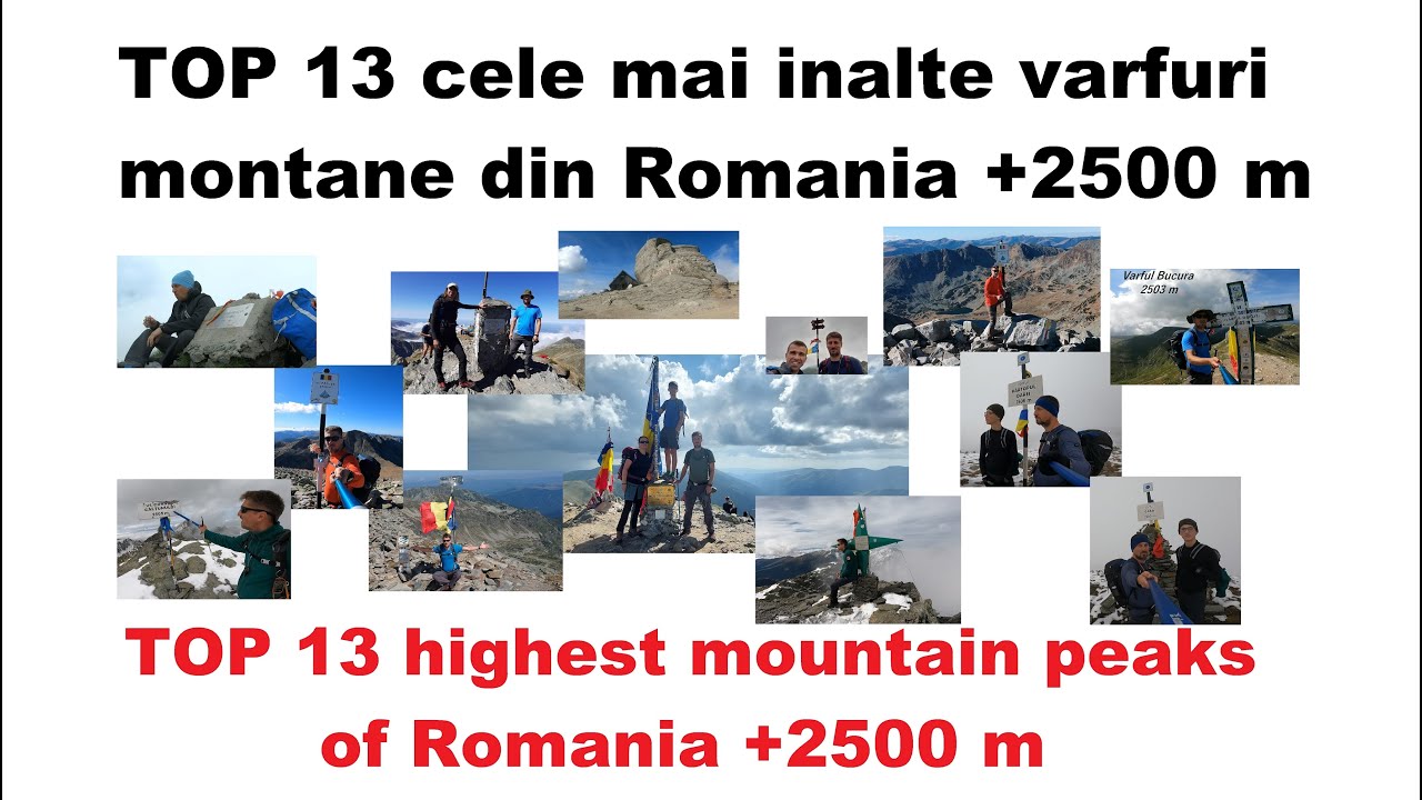 Watch Varfuri Montane Peste 2500 M In Romania Now TOP 13 cele mai inalte varfuri montane din Romania +2500 m altitudine