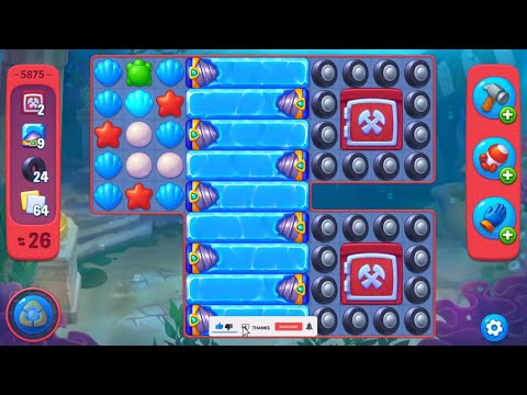 Fishdom lvl 5864-5882 👀 Can you beat this puzzle level?🔥Gameplay #540