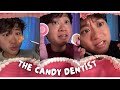 ASMR Top 4 Dentist Eats Candy From Your Teeth Compilation