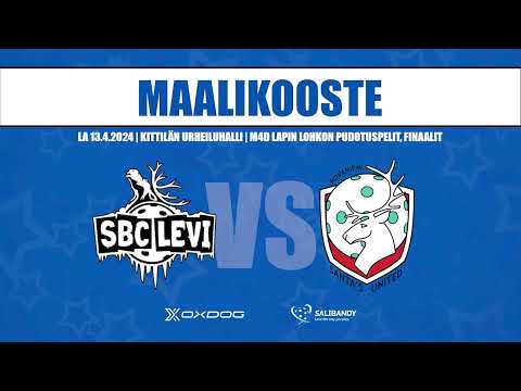 Maalikooste: SBC Levi - Santa's United III 11-3 | Urheiluhalli, Kittilä 13.4.2024
