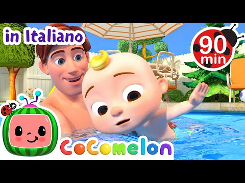 Canzone di nuoto | CoComelon Italiano - Canzoni per Bambini