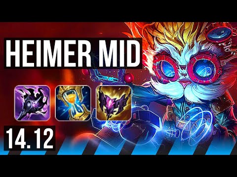 HEIMERDINGER vs TRISTANA (MID) | 11 solo kills, 51k DMG, 16/3/5, Legendary | VN Master | 14.12